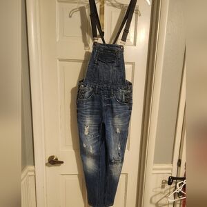 Only Jeans Denim Overalls,  size 27